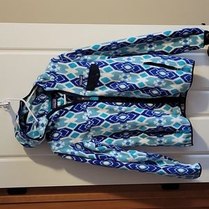 Patagonia full zip hooded fleece